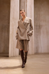 Blazer fermeture croisé manche longue